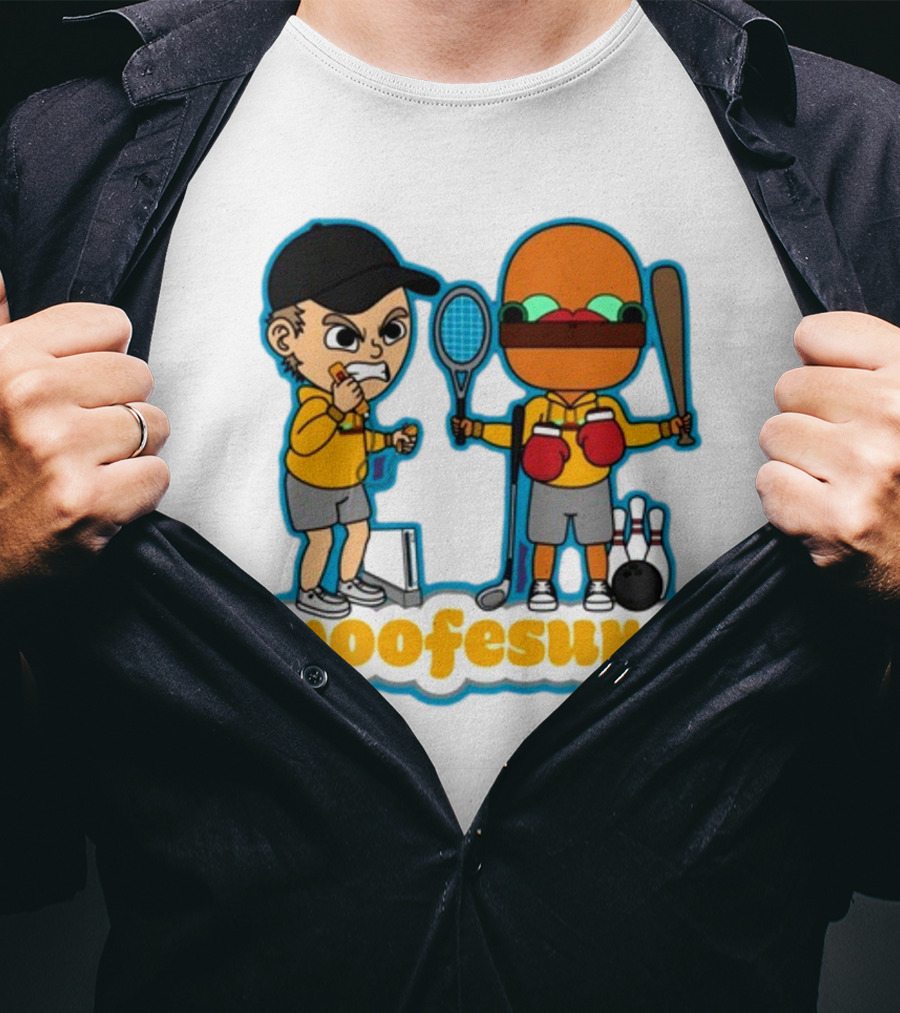 Poofesure Wii Sports Parody With Gaming And Boxing Elements T-Shirt