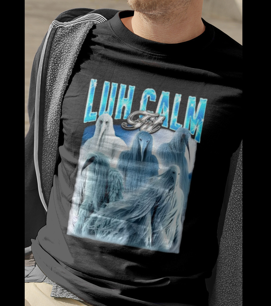 Notsafeforwear Luh Calm Fit Ice Phantom Figures T-Shirt