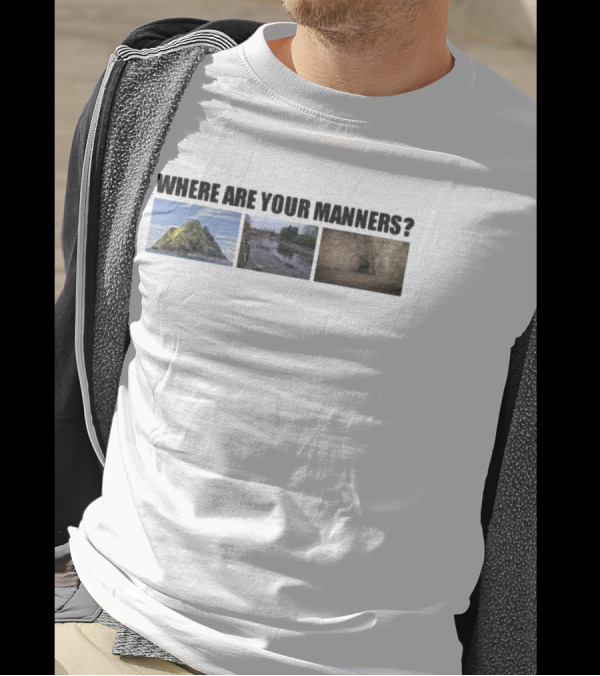 Where Are Your Manners Island River Cave T-Shirt