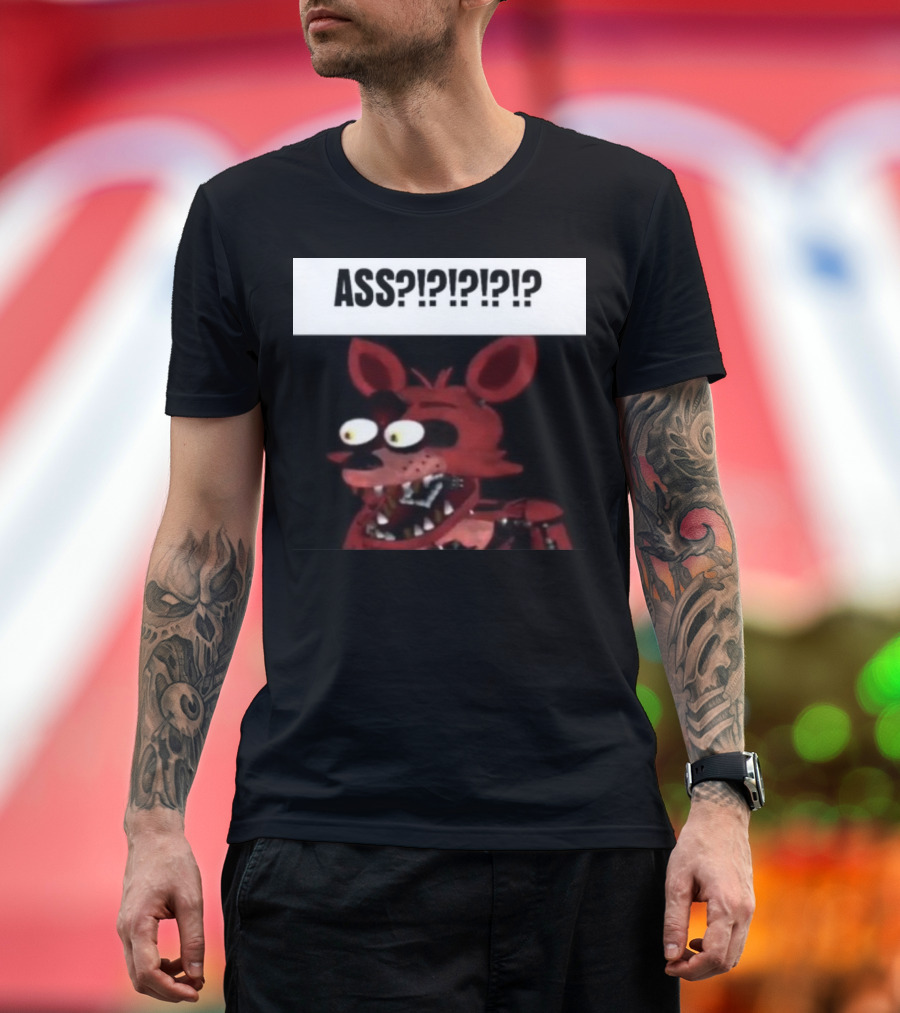 ASS Foxy FNAF Reaction Face T-Shirt