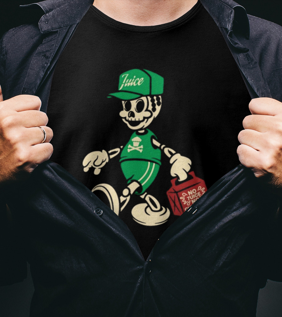 Johnny Cupcakes X 7Uice Skeleton Carrying Bag No 7Uice No Cupcakes T-Shirt