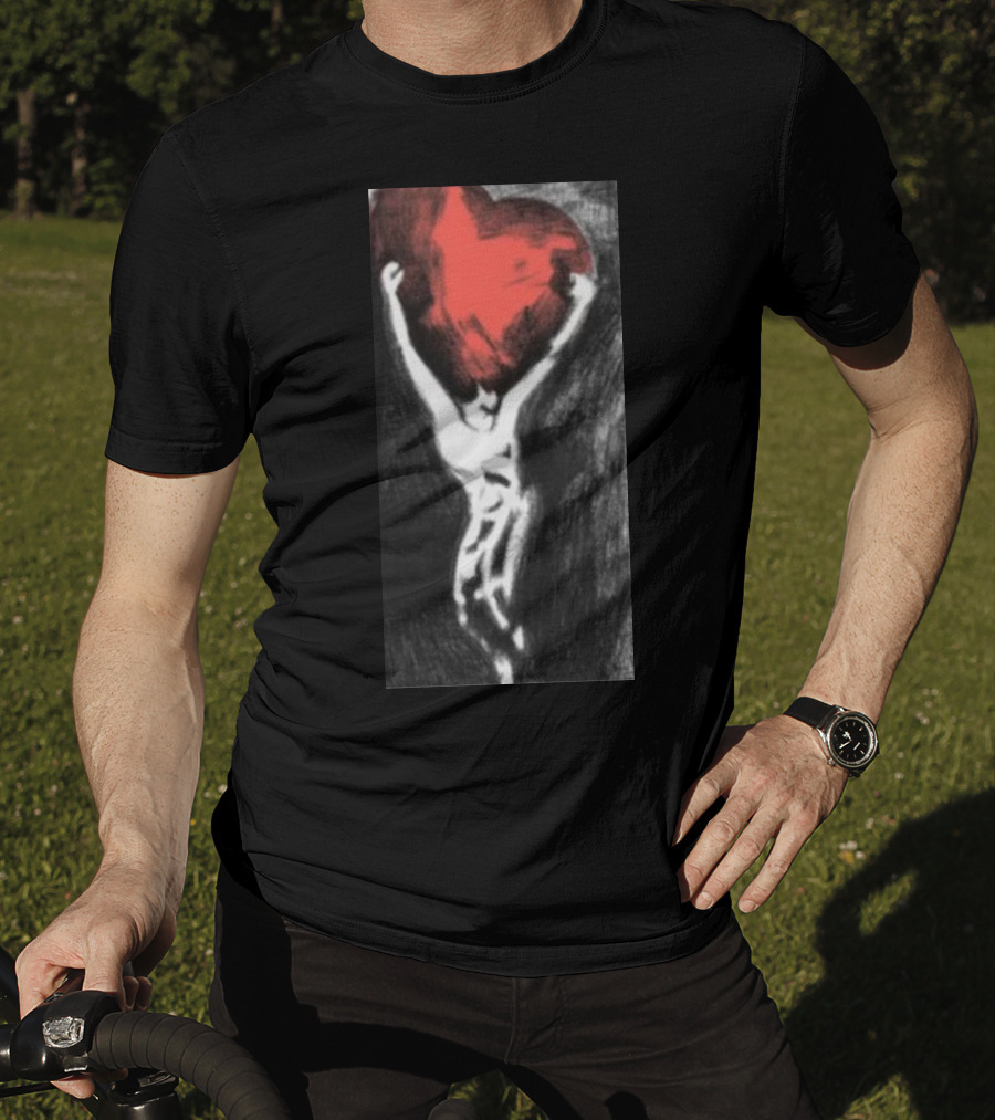 Rider Love Red Heart Embrace T-Shirt