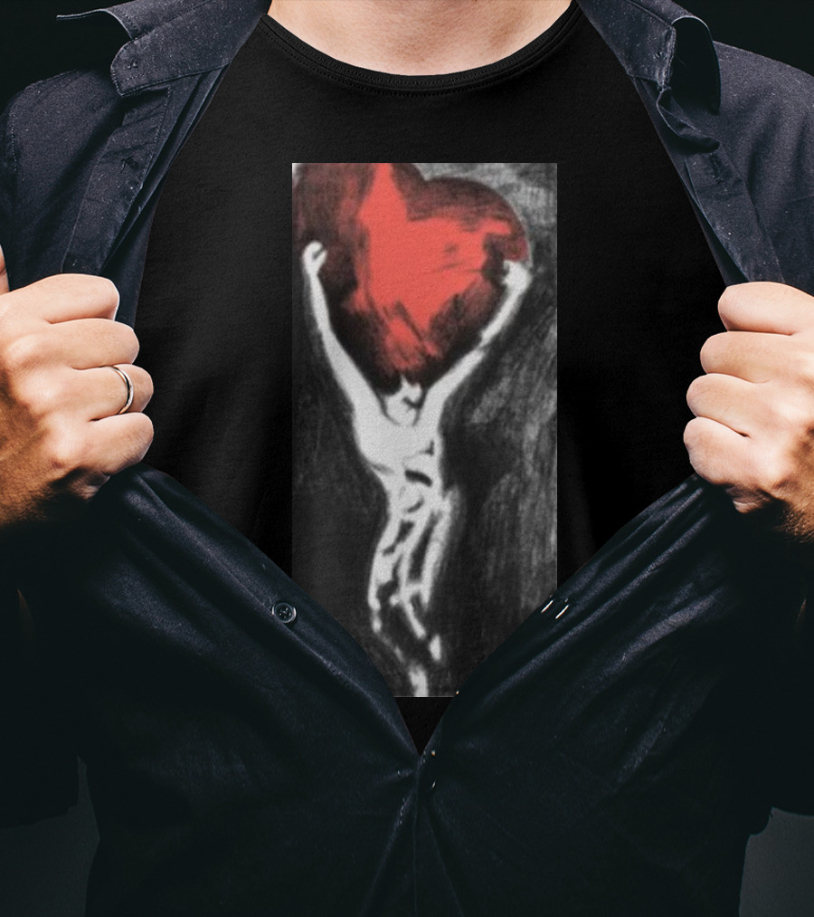 Rider Love Red Heart Embrace T-Shirt