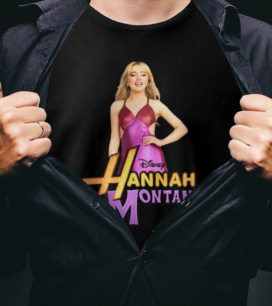 Disney Hannah Montana Sabrina Carpenter Iconic Crossover T-Shirt
