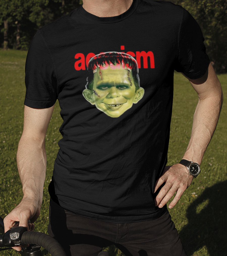 Aosuism Madd Halloween Frankenstein Monster Face T-Shirt