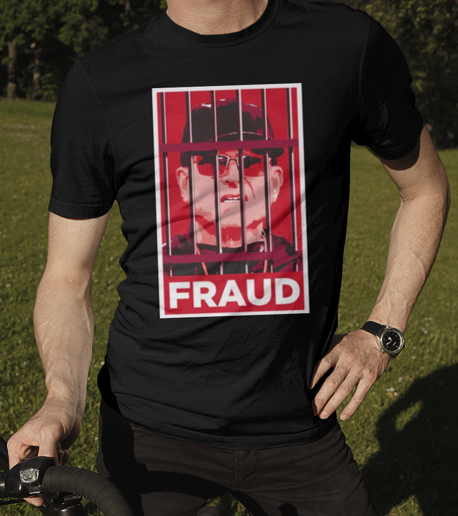 Nebraska Fraud Bars Red T-Shirt