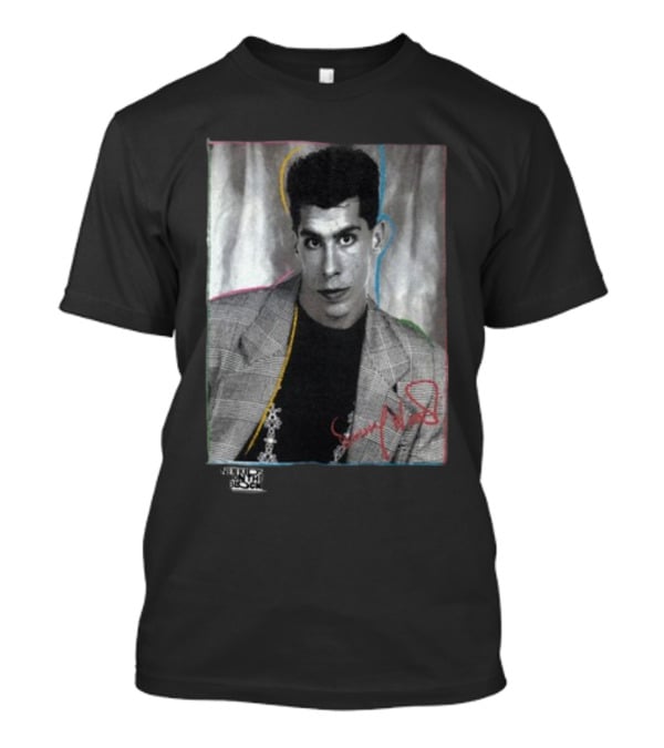 Danny Wood Vintage NKOTB Photo Colorful Outline T-Shirt