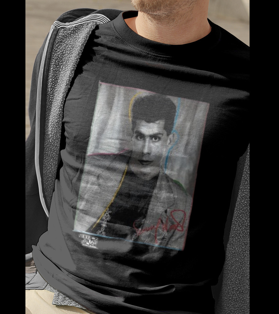 Danny Wood Vintage NKOTB Photo Colorful Outline T-Shirt