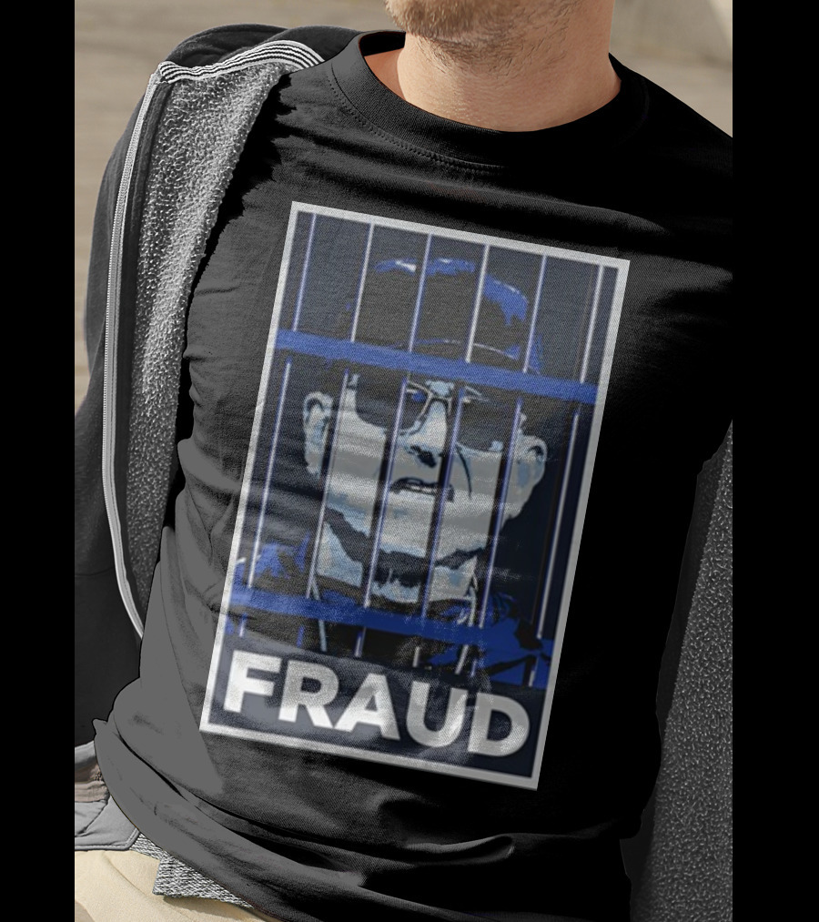 Harbaugh Behind Bars Fraud T-Shirt