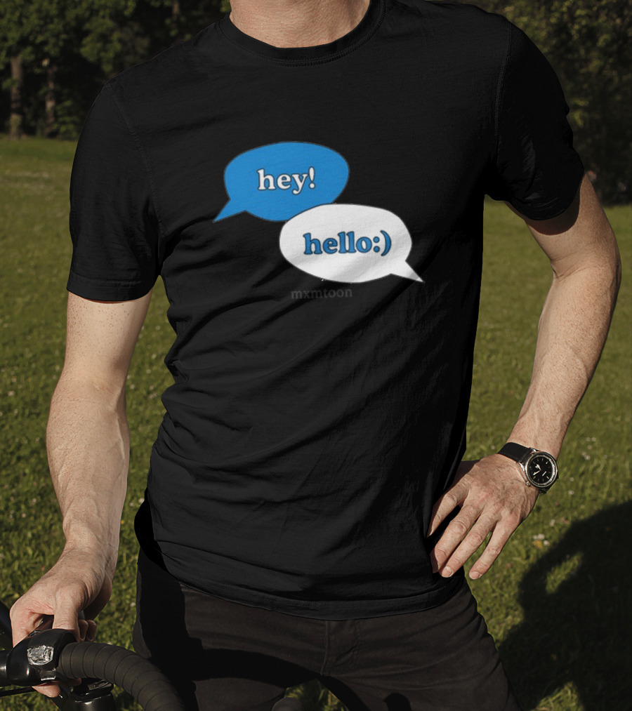 Hey Hello:) Mxmtoon Speech Bubbles T-Shirt