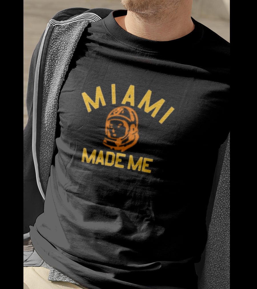 Miami Made Me Astronaut Helmet T-Shirt
