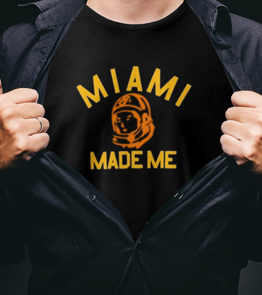 Miami Made Me Astronaut Helmet T-Shirt