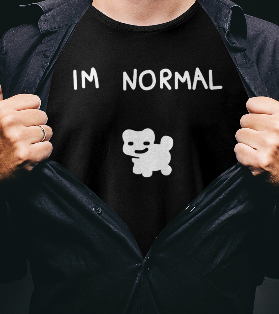 Crumb I'm Normal Cute Cartoon Dog T-Shirt