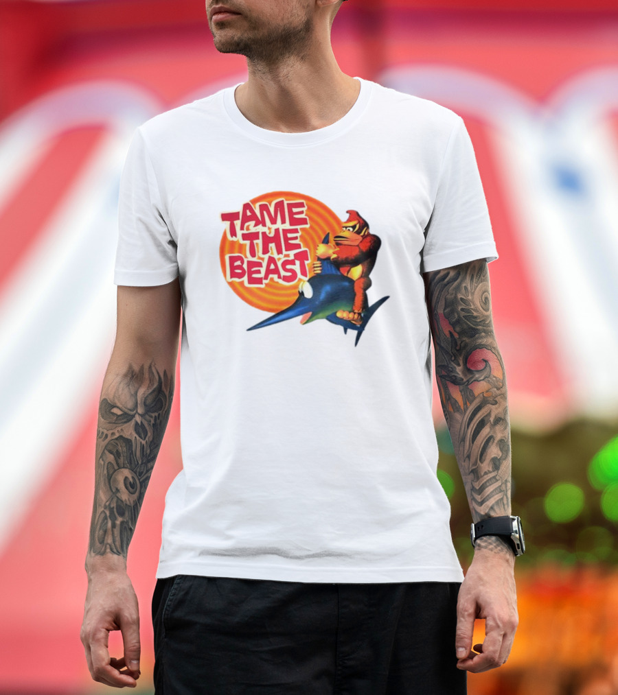 Donkey Kong Country SNES Tame The Beast Promo T-Shirt