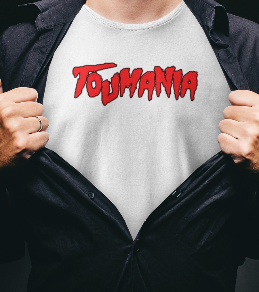 Basketghoul Toumania Spooky Text T-Shirt
