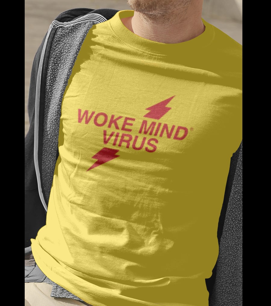 Woke Mind Virus Lightning Bolt T-Shirt