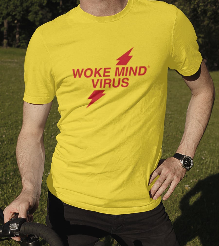 Woke Mind Virus Lightning Bolt T-Shirt