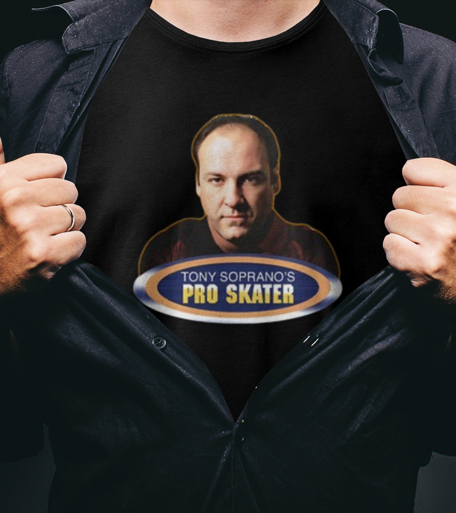 Fake Handshake Tony Soprano's Pro Skater T-Shirt