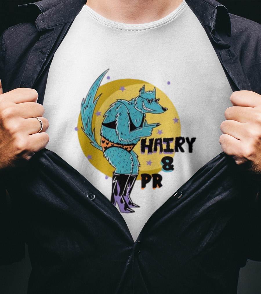 Hairy And Proud Moonlit Werewolf T-Shirt