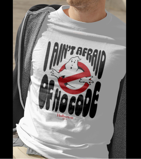 I Ain't Afraid Of No Code Julien Barbier Holberton Ghostbusters T-Shirt