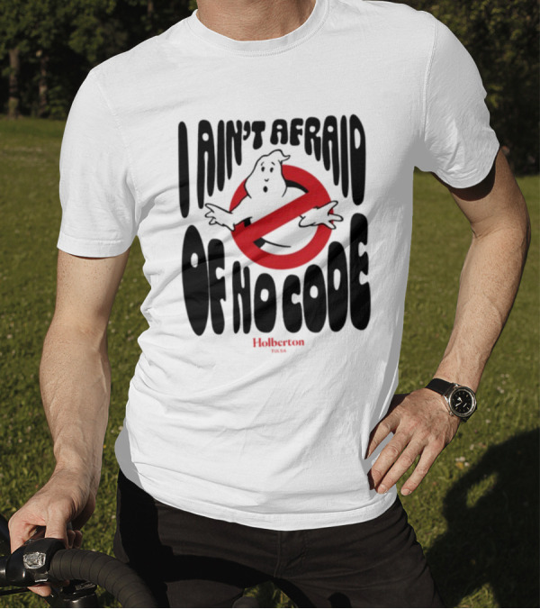 I Ain't Afraid Of No Code Julien Barbier Holberton Ghostbusters T-Shirt