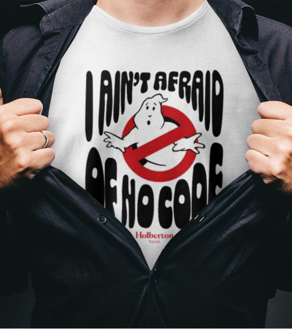 I Ain't Afraid Of No Code Julien Barbier Holberton Ghostbusters T-Shirt