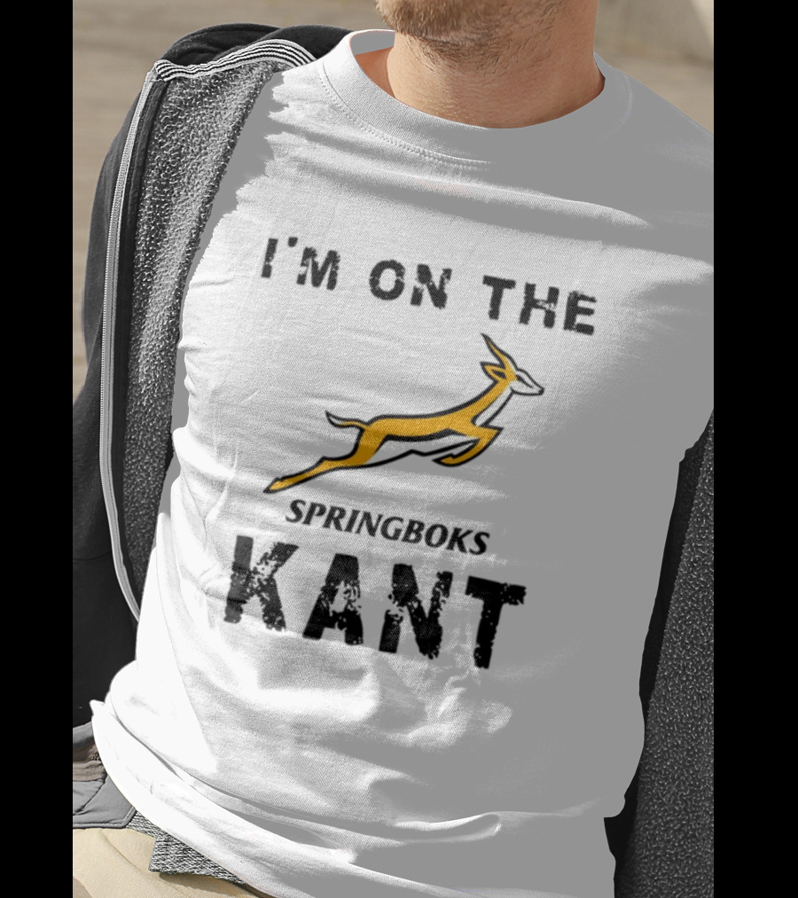 I'm On The Springboks Kant Rugby Fan Iconic T-Shirt
