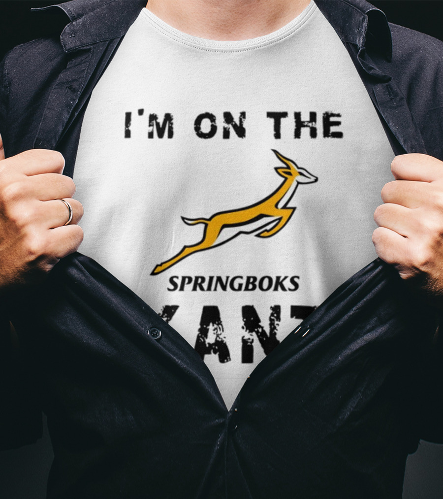 I'm On The Springboks Kant Rugby Fan Iconic T-Shirt