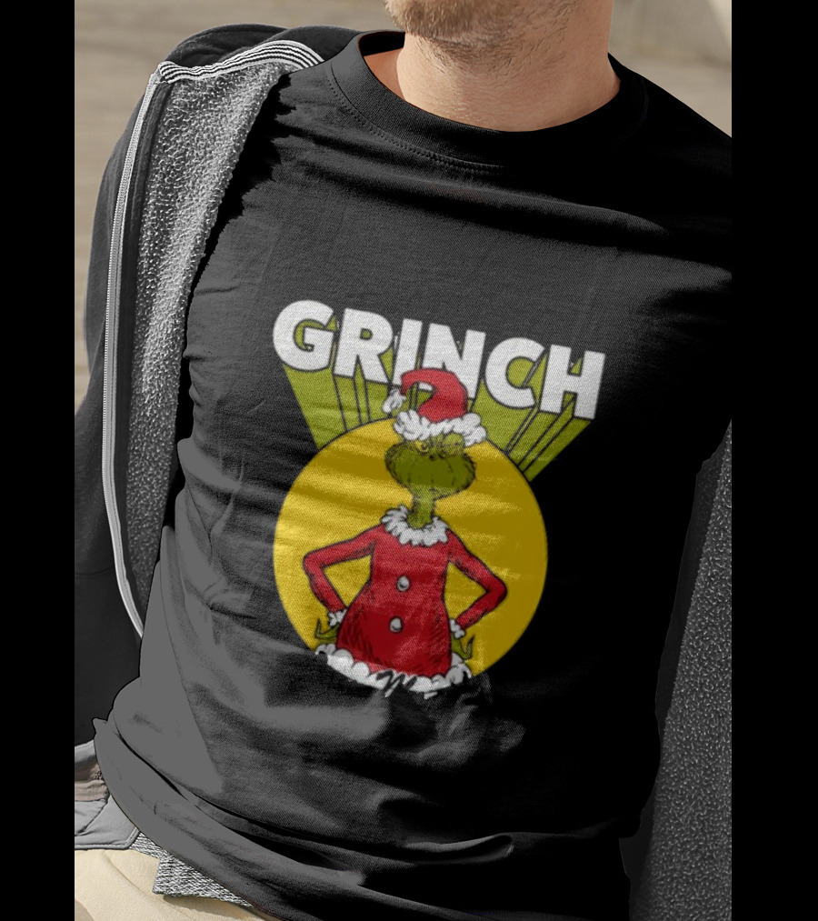 Junior's Dr. Seuss The Grinch You're A Mean One Christmas T-Shirt