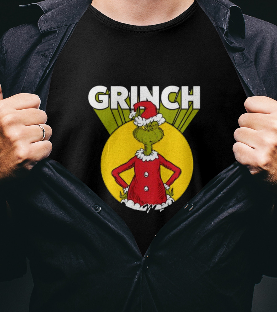 Junior's Dr. Seuss The Grinch You're A Mean One Christmas T-Shirt