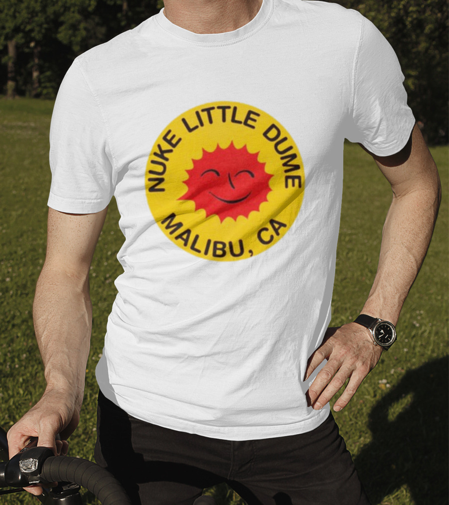 Nuke Little Dume Malibu CA Smiling Sun T-Shirt