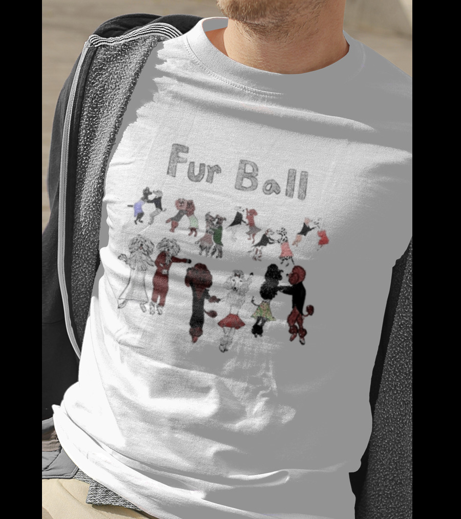 Fur Ball Dancing Animals Party T-Shirt