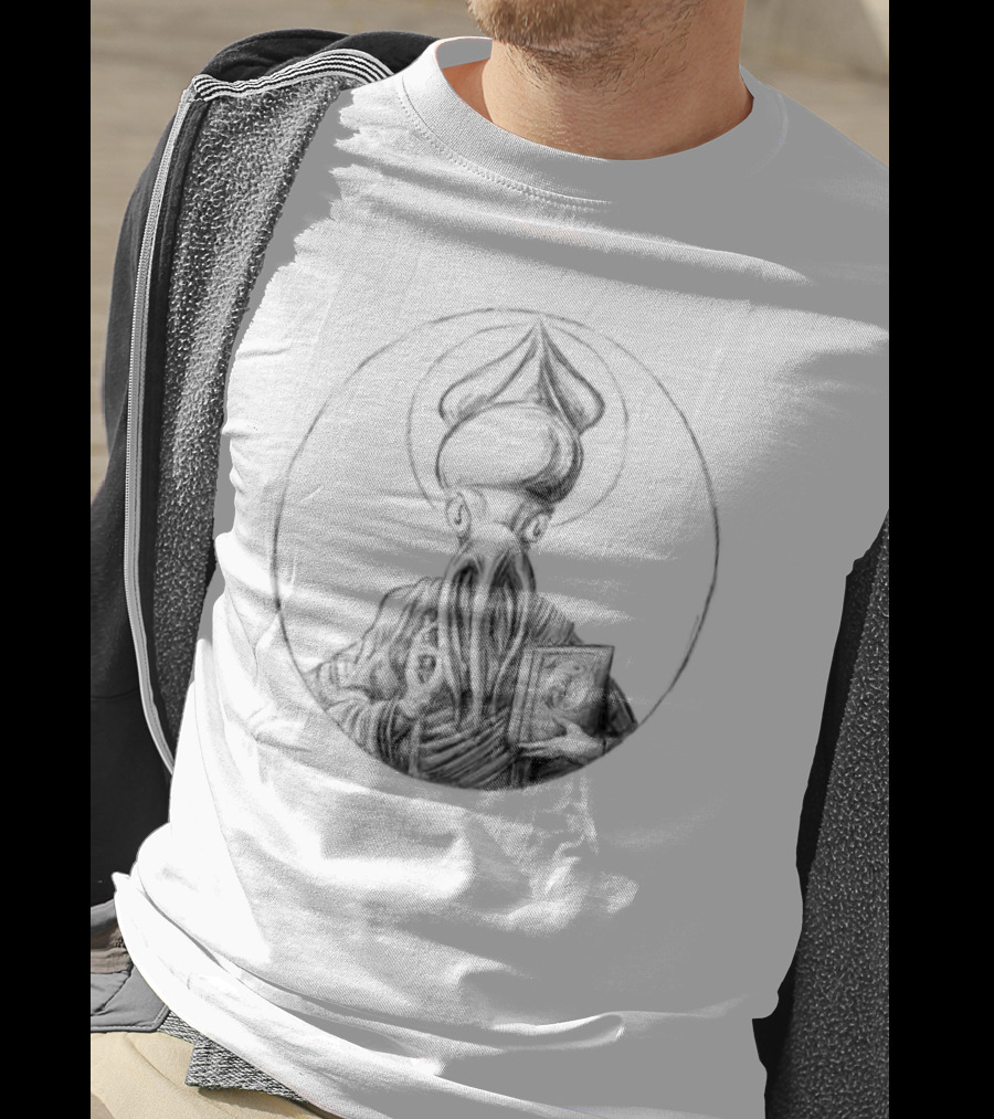 Squid Jesus Holy Icon Tentacle T-Shirt