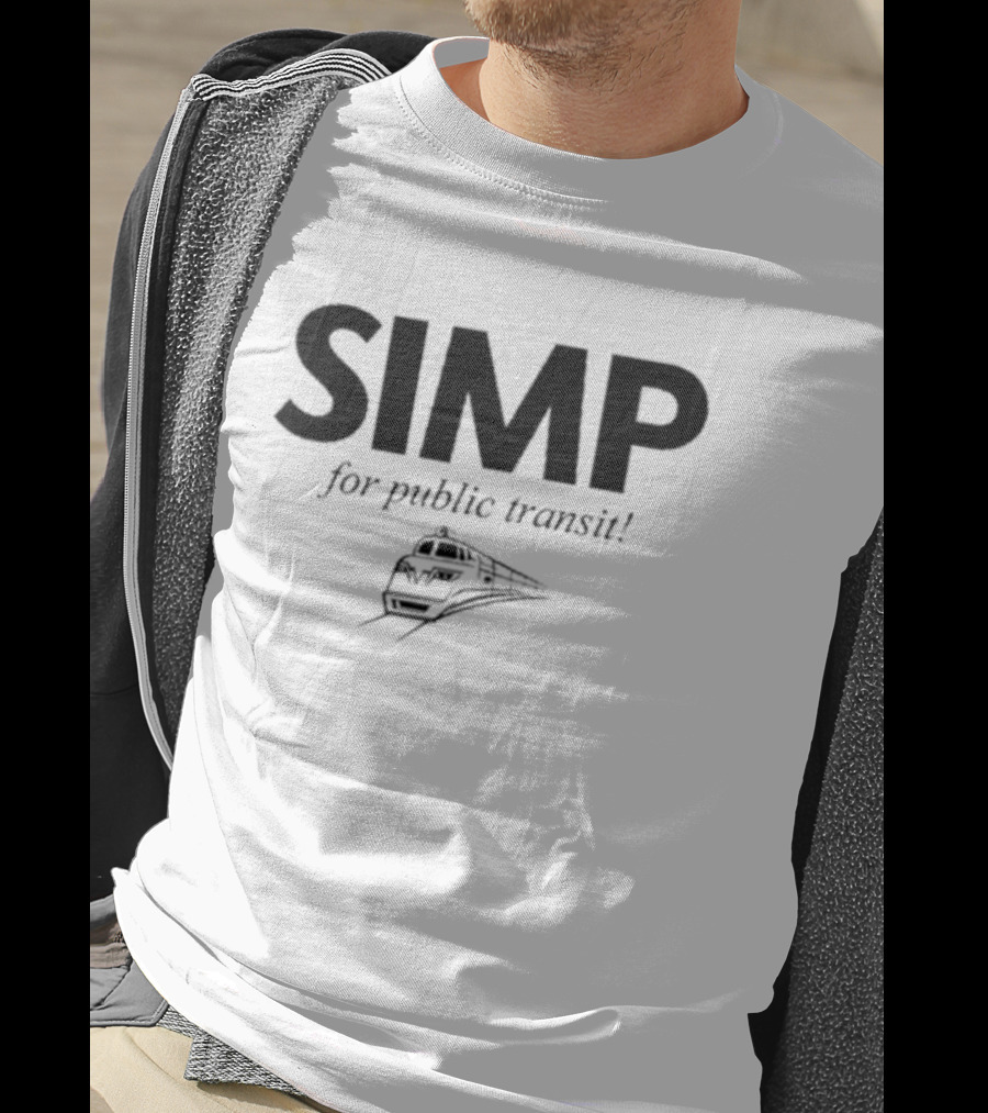 SIMP For Public Transit With Train T-Shirt