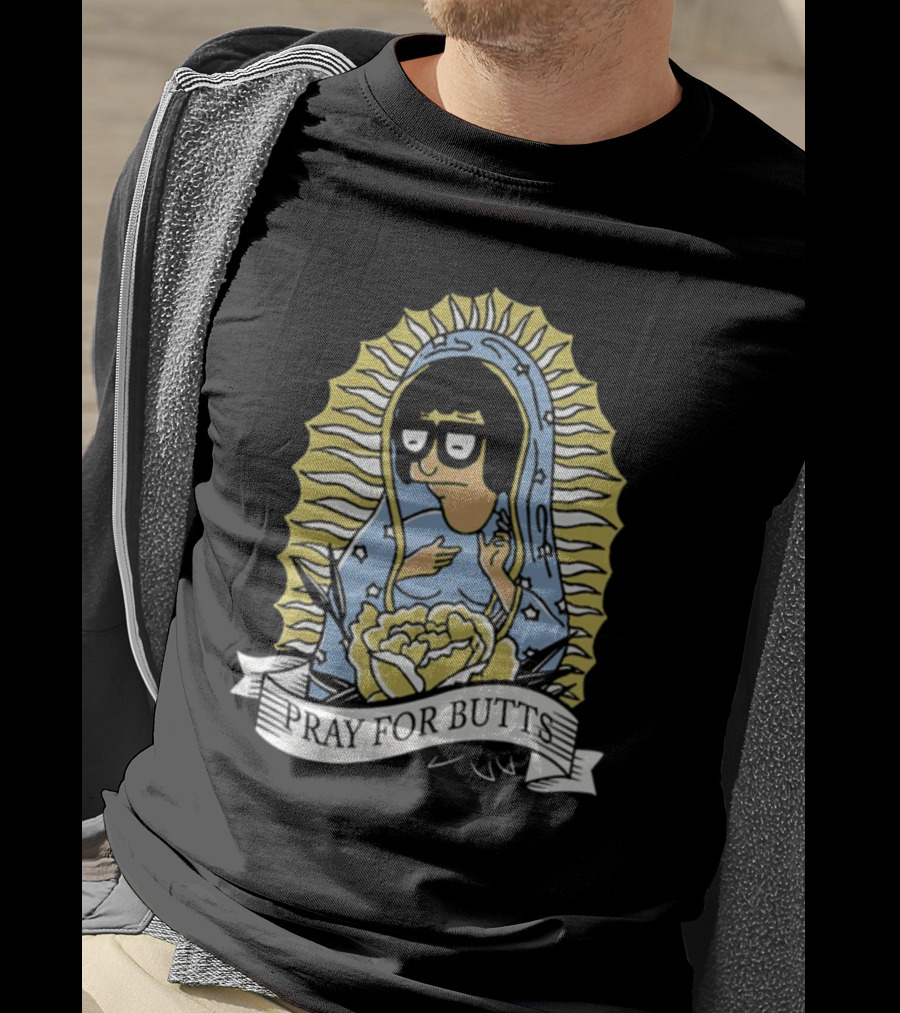 Pray For Butts Tina Belcher Bob's Burgers Iconic Character Image T-Shirt