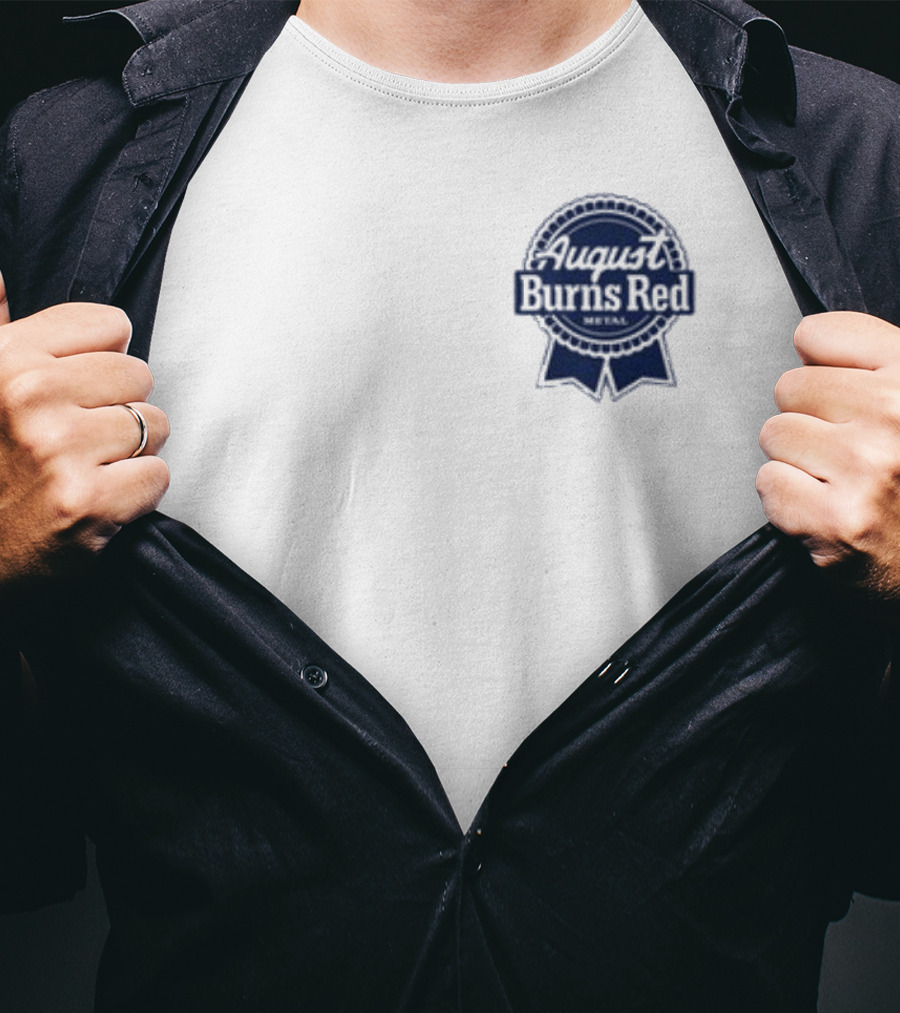 August Burns Red Beer Can Design White T-Shirt