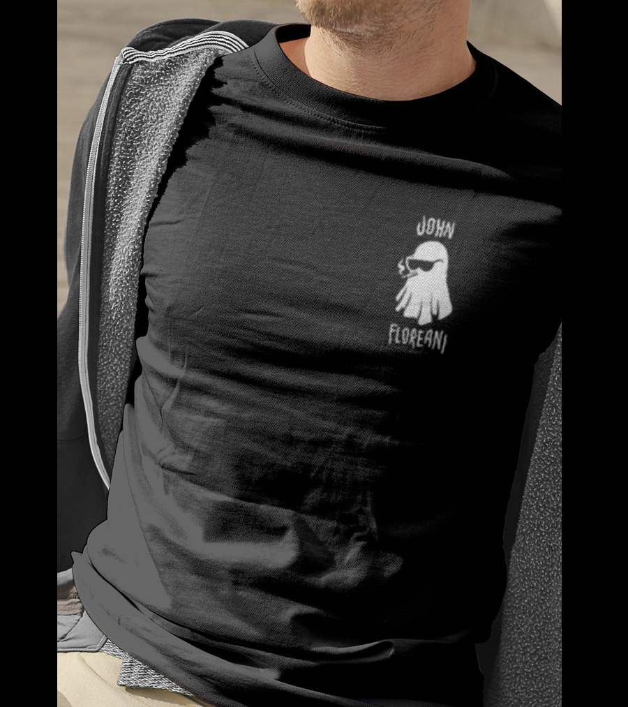John Floreani Smoking Ghost In Sunglasses T-Shirt