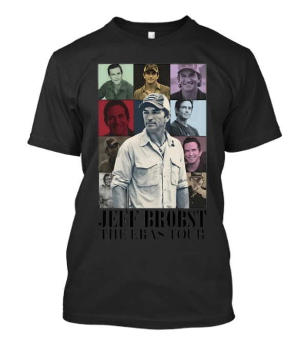 Jeff Probst The Eras Tour Multicolor Photo Collage T-Shirt