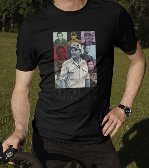 Jeff Probst The Eras Tour Multicolor Photo Collage T-Shirt