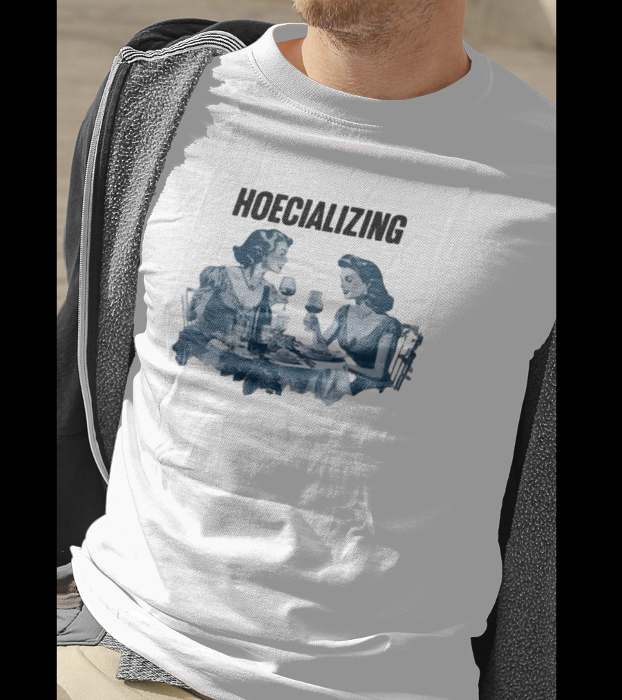 Banter Bab Hoecializing Retro Women Dining T-Shirt