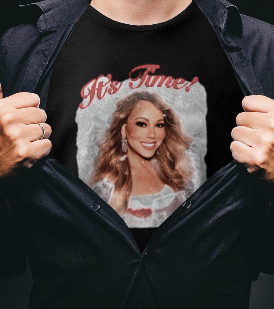 Mariah Carey It's Time Festive Winter T-Shirt