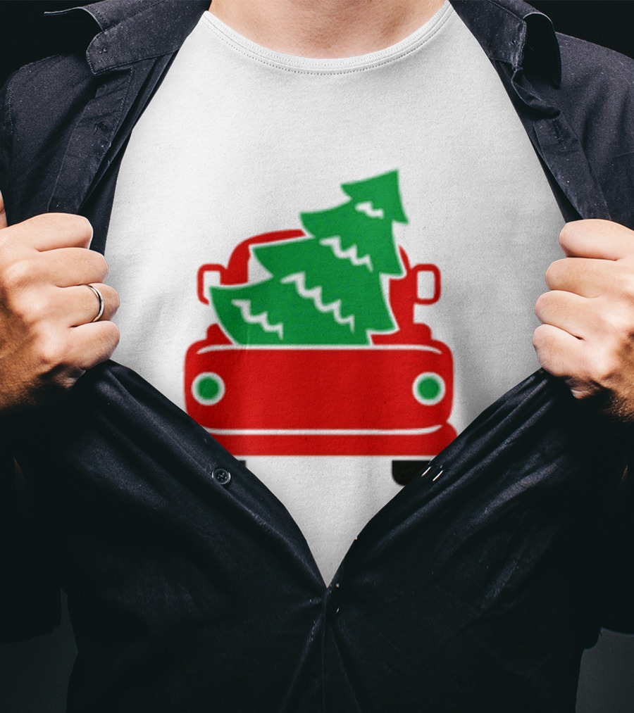 Purchase Wholesale Christmas Free Tree Car T-Shirt