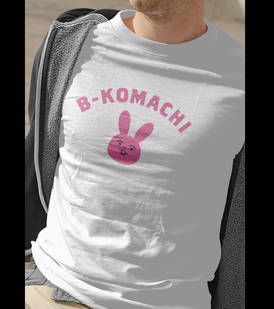 B-Komachi Pink Bunny Face T-Shirt