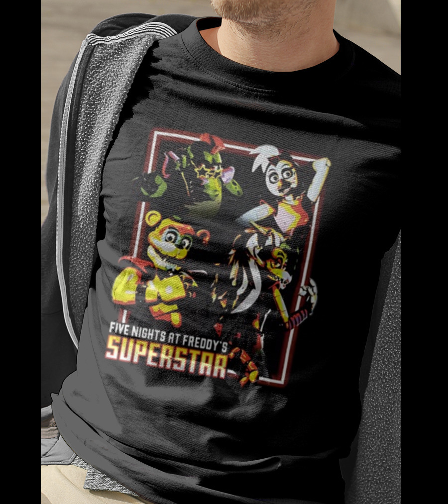 Five Nights At Freddy's Superstar Characters T-Shirt