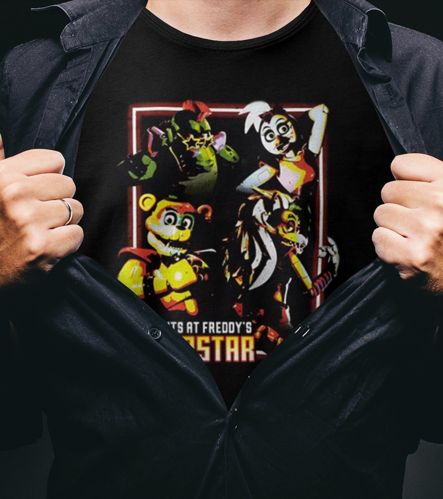 Five Nights At Freddy's Superstar Characters T-Shirt
