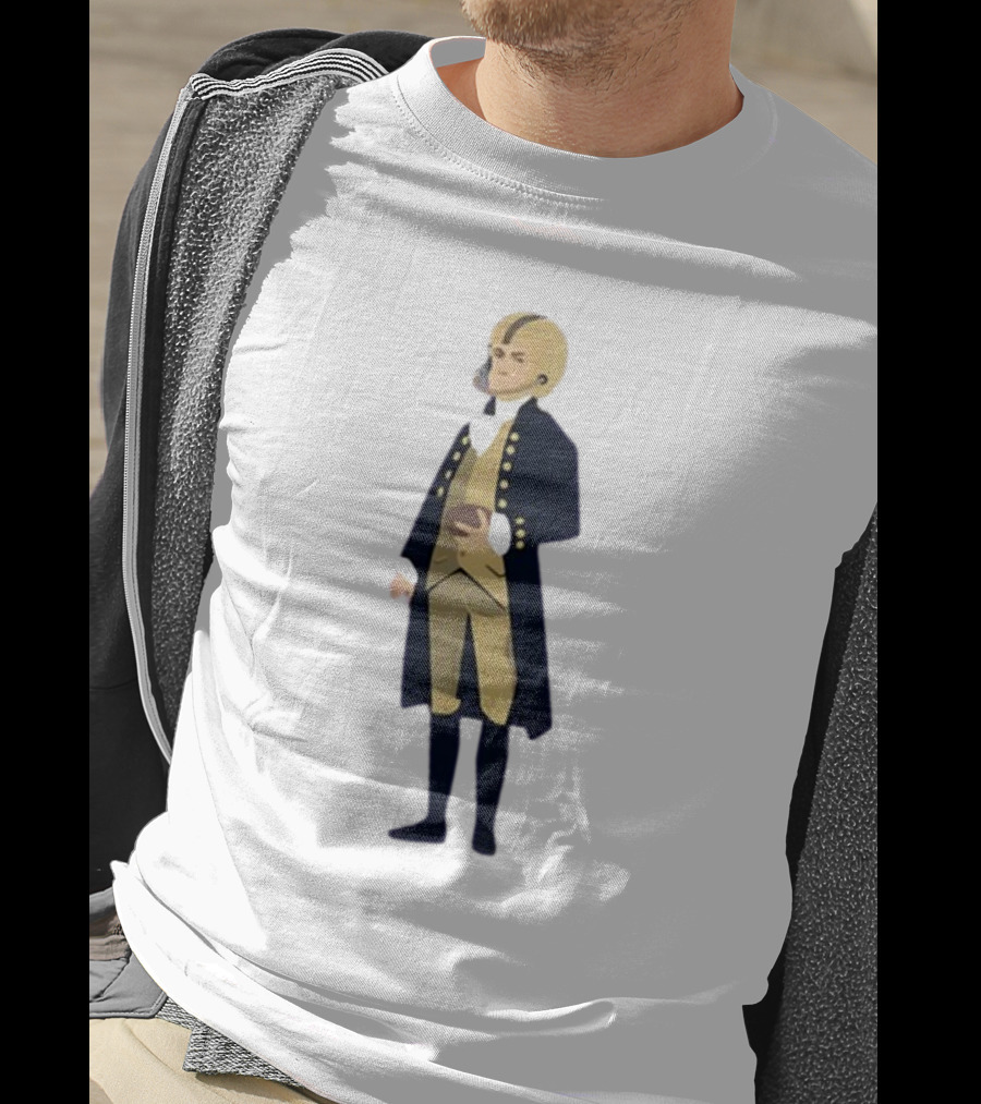 Father Of The Constitution Meets College Gameday In Historical Football Fusion T-Shirt