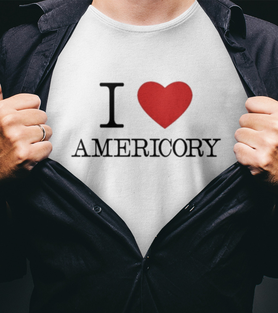 I Heart Americory Red Love Emblem T-Shirt