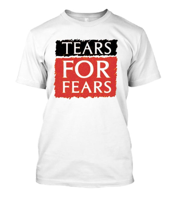 TEARS FOR FEARS Iconic Logo On Black T-Shirt