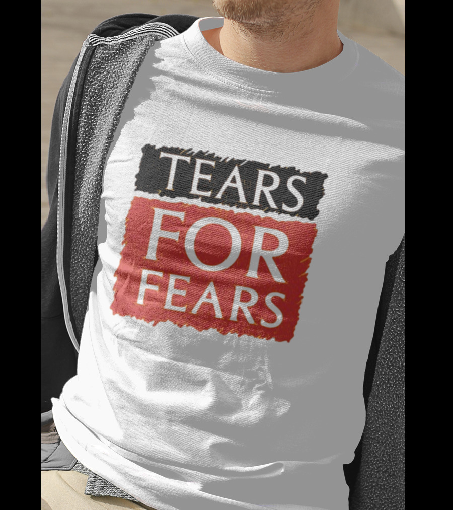 TEARS FOR FEARS Iconic Logo On Black T-Shirt