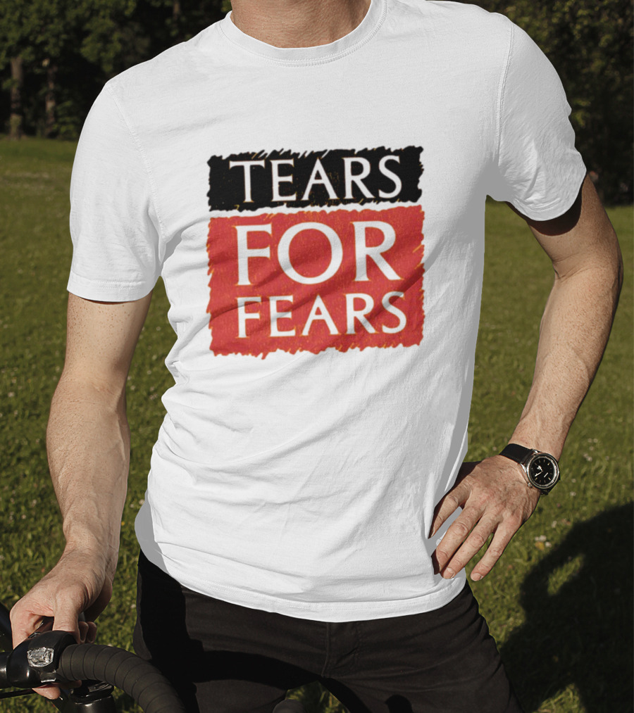 TEARS FOR FEARS Iconic Logo On Black T-Shirt